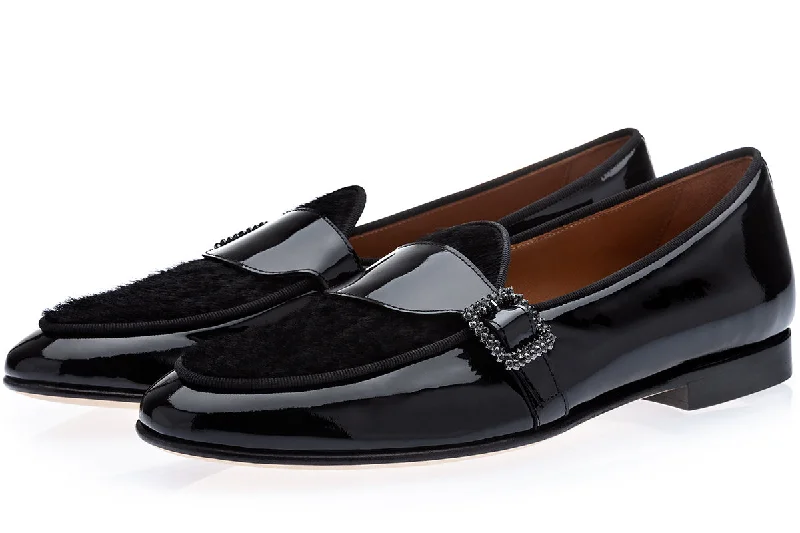 Women's Backless Slippers with a Furry Trim in Light Pink for a Cute and Casual Look TANGERINE 15 MULTI BLACK BELGIAN LOAFERS Women's Backless Slippers with a Furry Trim in Light Pink for a Cute and Casual Look TANGERINE 15 MULTI BLACK BELGIAN LOAFERS