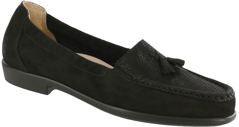 Women's Glitter - Embellished Loafers in Silver for a Sparkly Party Look SAS Hope