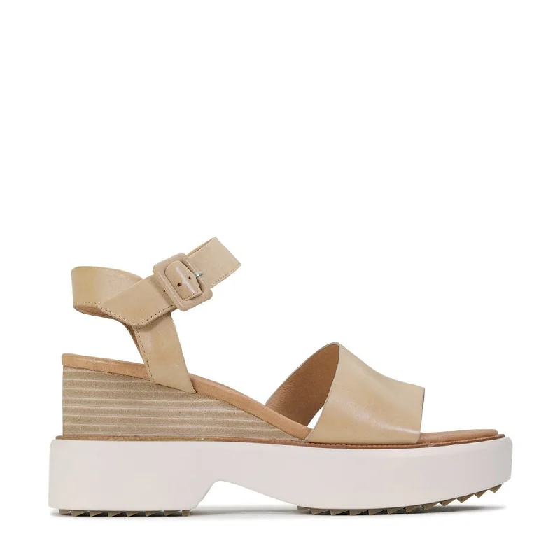Women's Flat Slide Sandals with a Memory Foam Insole in White for All - Day Comfort Lightweight Women's Mesh - Paneled Sandals in Yellow for BreathabilityBROOKE LEATHER WEDGE SANDAL Women's Flat Slide Sandals with a Memory Foam Insole in White for All - Day Comfort Lightweight Women's Mesh - Paneled Sandals in Yellow for BreathabilityBROOKE LEATHER WEDGE SANDAL