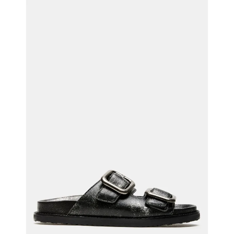 Women's Ankle - Strap Sandals with a Block Heel in Red for a Sophisticated StyleCape Silver Distressed Women's Ankle - Strap Sandals with a Block Heel in Red for a Sophisticated StyleCape Silver Distressed