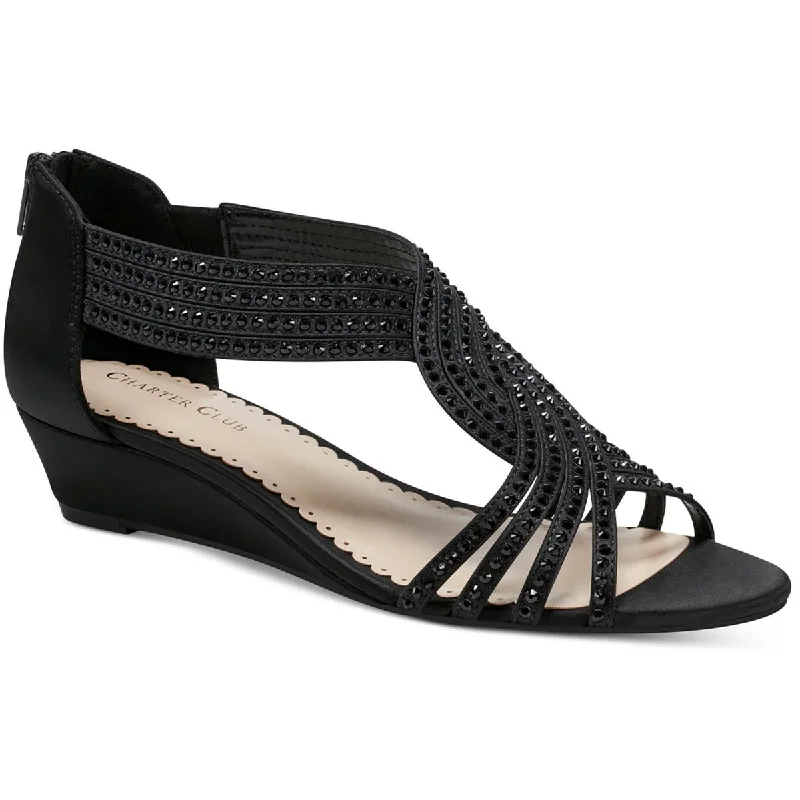 Shock - Absorbing Women's Sandals with a Soft Insole in Black for Active LifestylesShock - Absorbing Women's Sandals with a Soft Insole in Black for Active LifestylesCharter Club Womens Satin Zipper Wedge Sandals Shock - Absorbing Women's Sandals with a Soft Insole in Black for Active LifestylesShock - Absorbing Women's Sandals with a Soft Insole in Black for Active LifestylesCharter Club Womens Satin Zipper Wedge Sandals