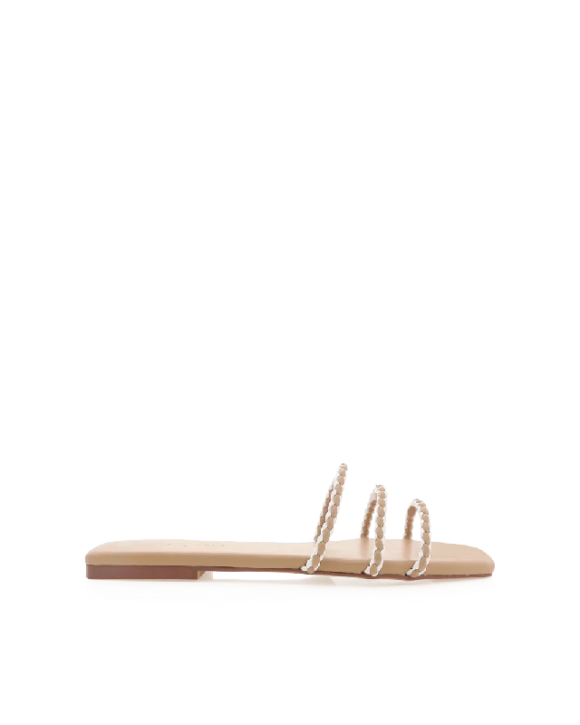 Women's Cork - Soled Espadrille Sandals with a Rope - Trimmed Upper in Navy for a Summer Vibe Women's Sandals with a Wedge Heel and a Tassel Detail in Orange for a Trendy LookFORREST - DARK NUDE-WHITE CONTRAST Women's Cork - Soled Espadrille Sandals with a Rope - Trimmed Upper in Navy for a Summer Vibe Women's Sandals with a Wedge Heel and a Tassel Detail in Orange for a Trendy LookFORREST - DARK NUDE-WHITE CONTRAST