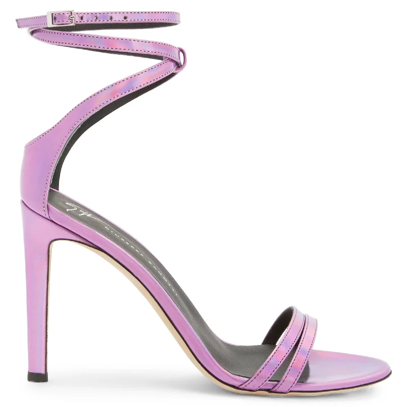 Women's Cork - Soled Espadrille Sandals with a Rope - Trimmed Upper in Navy for a Summer Vibe Women's Rhinestone - Embellished Open - Toe Sandals in Silver for a Glamorous Party LookGiuseppe Zanotti Catia