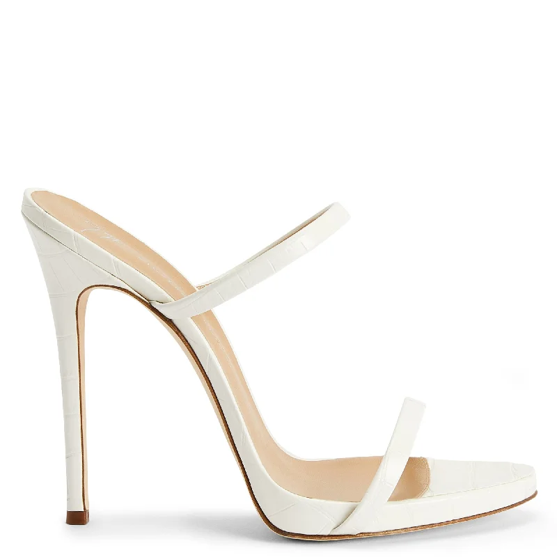 Women's Cork - Soled Espadrille Sandals with a Rope - Trimmed Upper in Navy for a Summer Vibe Women's Rhinestone - Embellished Open - Toe Sandals in Silver for a Glamorous Party LookGiuseppe Zanotti Darsey