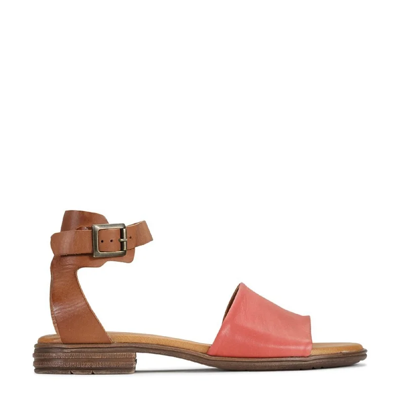 Coral/brandy