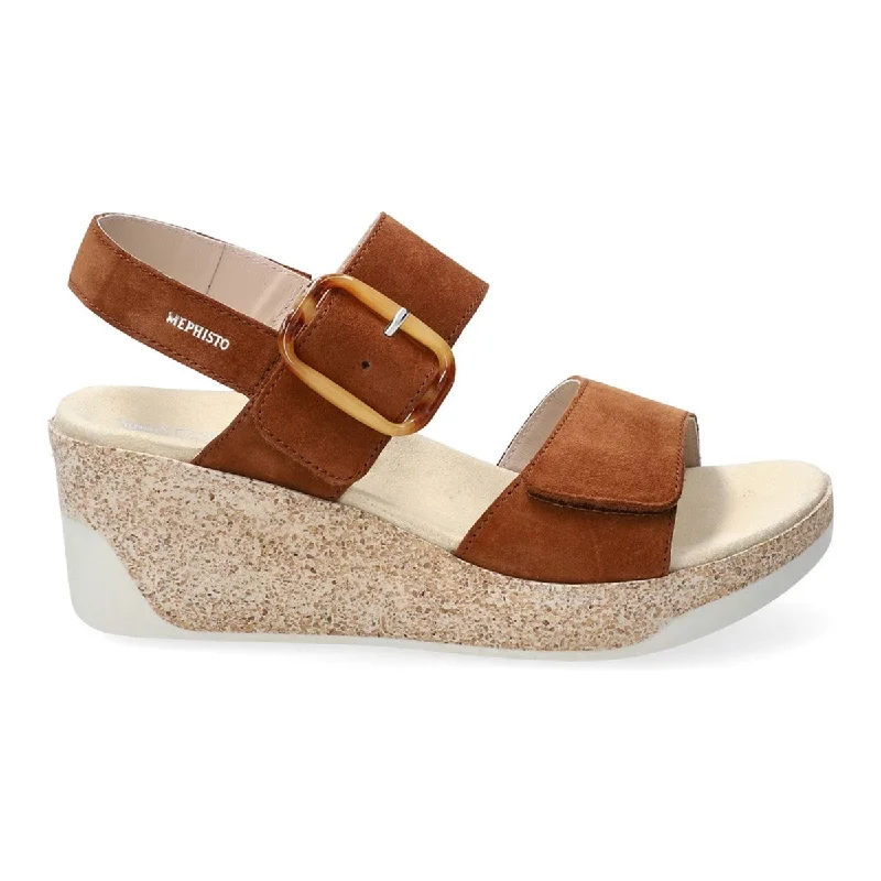 Women's Sandals with a Glitter - Coated Strap in Gold for a Sparkly Summer OutfitWomen's Sandals with a Glitter - Coated Strap in Gold for a Sparkly Summer OutfitMephisto Women's Giulia Hazelnut