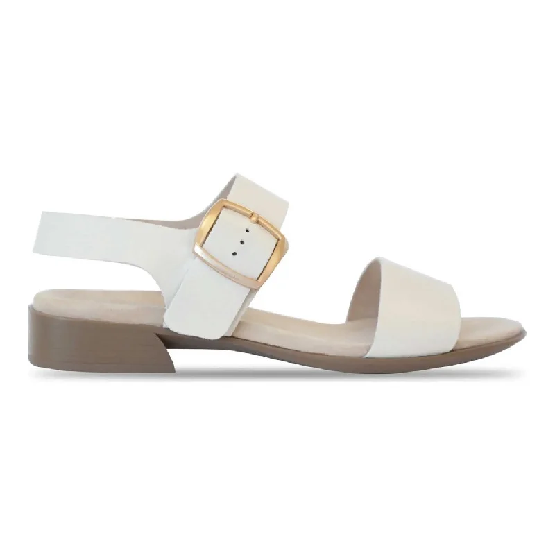 Elastic - Strap Women's Sandals with a Padded Toe in Teal for Easy On - and - OffElastic - Strap Women's Sandals with a Padded Toe in Teal for Easy On - and - OffMunro Women's Cleo Cream