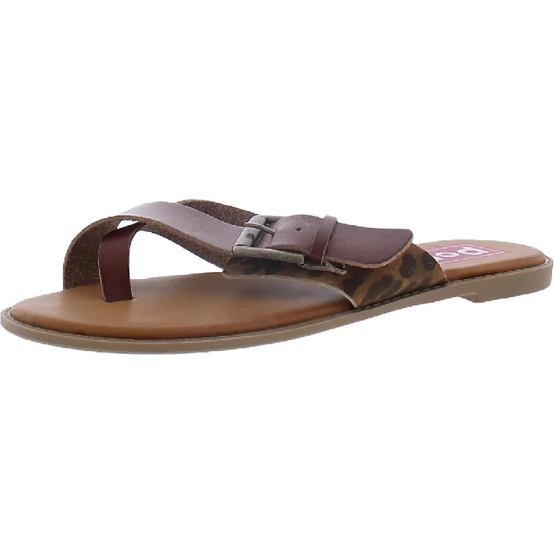 Elastic - Strap Women's Sandals with a Padded Toe in Teal for Easy On - and - OffElastic - Strap Women's Sandals with a Padded Toe in Teal for Easy On - and - OffPOP Womens Visit Thong Buckle Flat Sandals