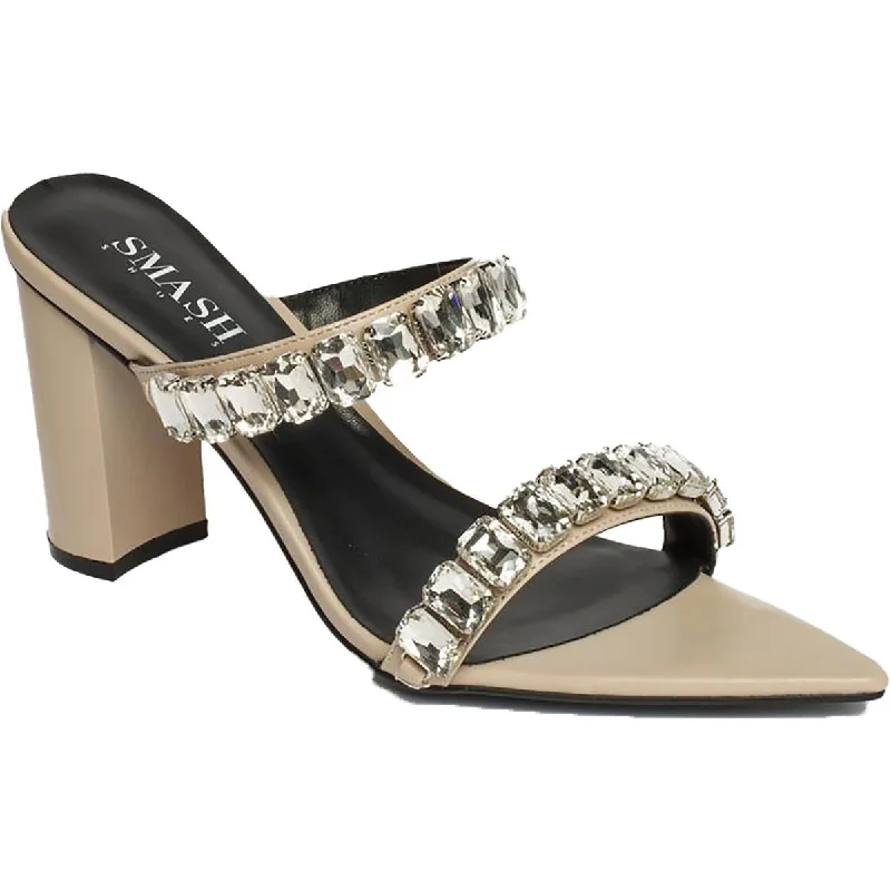 Women's Flat Slide Sandals with a Memory Foam Insole in White for All - Day ComfortWomen's Flat Slide Sandals with a Memory Foam Insole in White for All - Day ComfortSmash Womens Crystal Faux Leather Pointed Toe Block Heel Women's Flat Slide Sandals with a Memory Foam Insole in White for All - Day ComfortWomen's Flat Slide Sandals with a Memory Foam Insole in White for All - Day ComfortSmash Womens Crystal Faux Leather Pointed Toe Block Heel