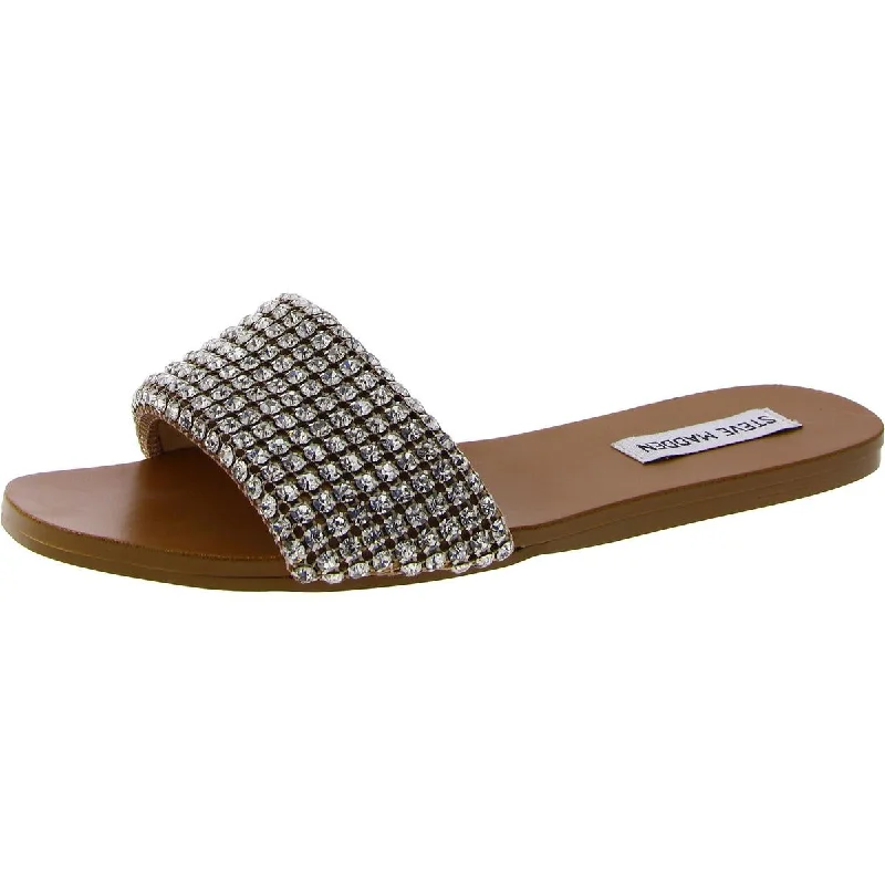 Women's Sandals with a Wedge Heel and a Tassel Detail in Orange for a Trendy LookSteve Madden Womens Heather Rhinestone Flat Slide Sandals Women's Sandals with a Wedge Heel and a Tassel Detail in Orange for a Trendy LookSteve Madden Womens Heather Rhinestone Flat Slide Sandals