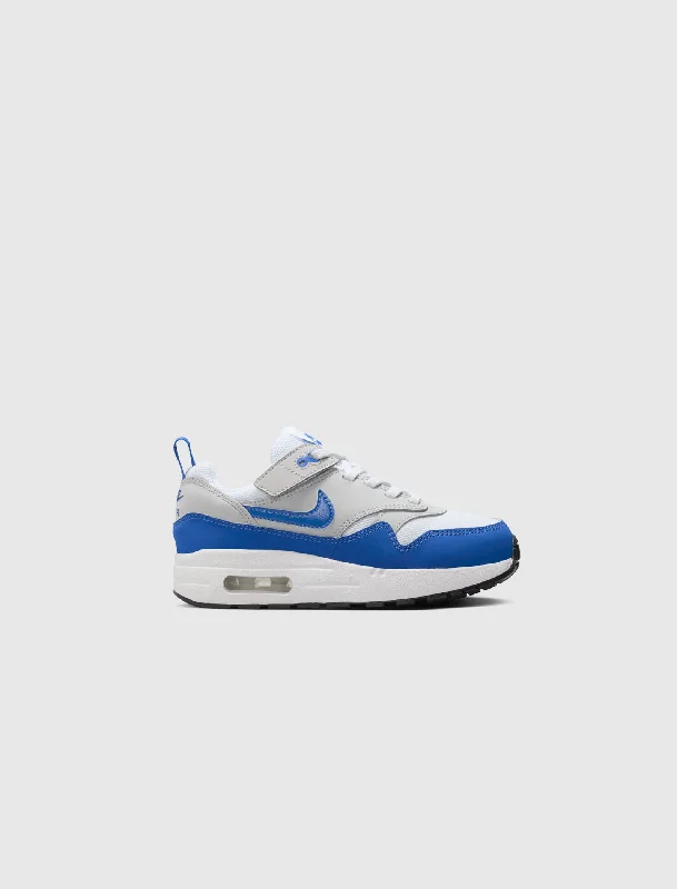 Water - Resistant Women's Hiking Sneakers with Traction Outsoles for Outdoor AdventuresAIR MAX 1 '86 OG EASY ON "ROYAL BLUE" PS Water - Resistant Women's Hiking Sneakers with Traction Outsoles for Outdoor AdventuresAIR MAX 1 '86 OG EASY ON "ROYAL BLUE" PS