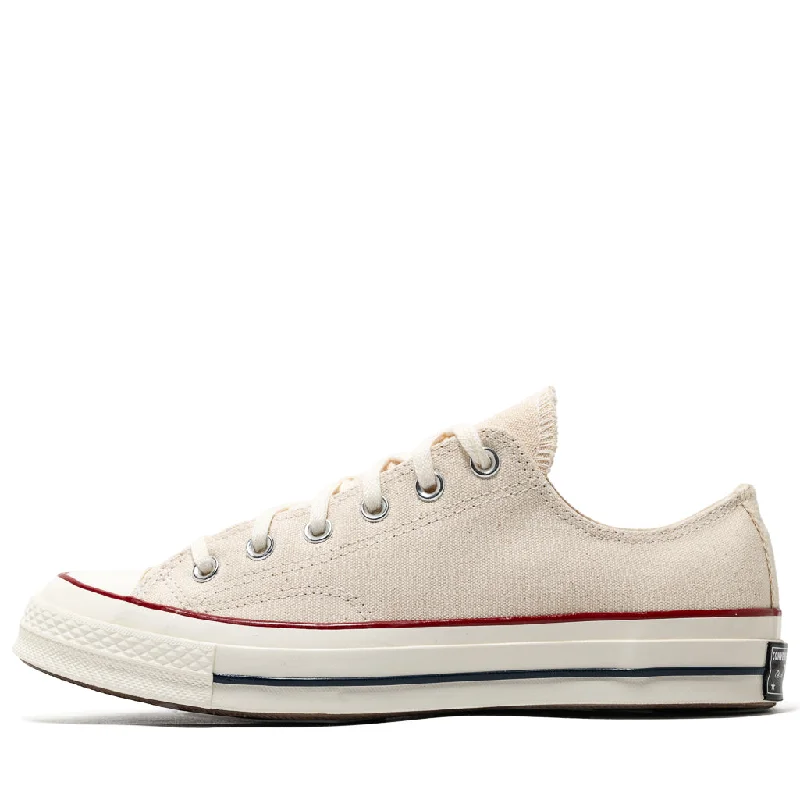Slip - On Women's Canvas Sneakers in Navy for Easy and Effortless WearConverse Chuck 70 Low - Canvas Parchment/Garnet Slip - On Women's Canvas Sneakers in Navy for Easy and Effortless WearConverse Chuck 70 Low - Canvas Parchment/Garnet
