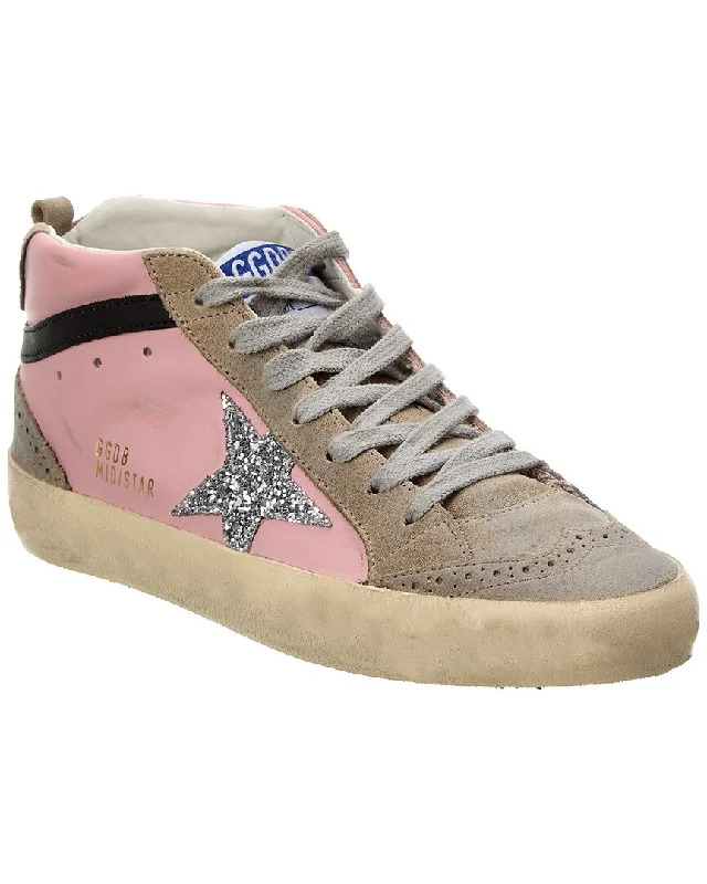 Women's Sneakers with Adjustable Straps for a Customized Fit During High - Impact ExercisesGolden Goose Midstar Leather & Suede Sneaker Women's Sneakers with Adjustable Straps for a Customized Fit During High - Impact ExercisesGolden Goose Midstar Leather & Suede Sneaker