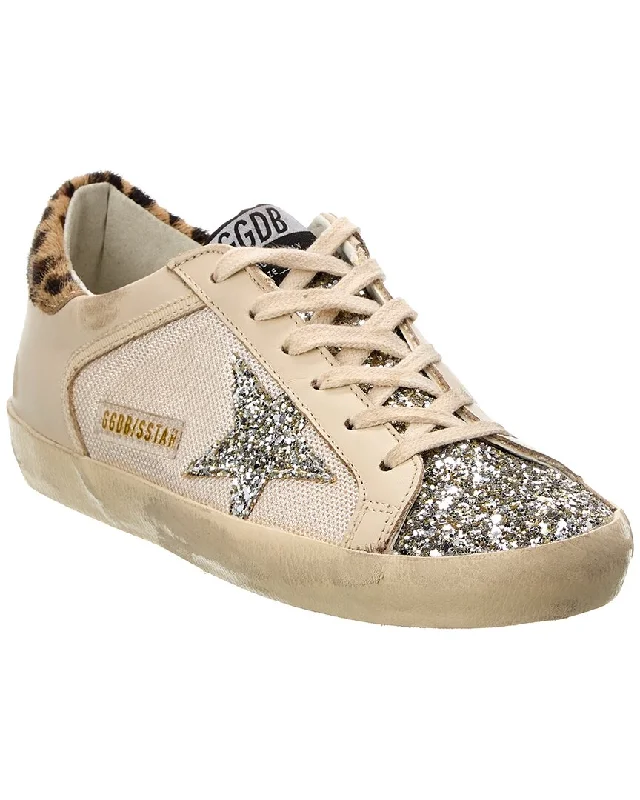 Chunky - Sole Women's Platform Sneakers in White for a Trendy Street Style LookGolden Goose Superstar Net & Leather Sneaker Chunky - Sole Women's Platform Sneakers in White for a Trendy Street Style LookGolden Goose Superstar Net & Leather Sneaker