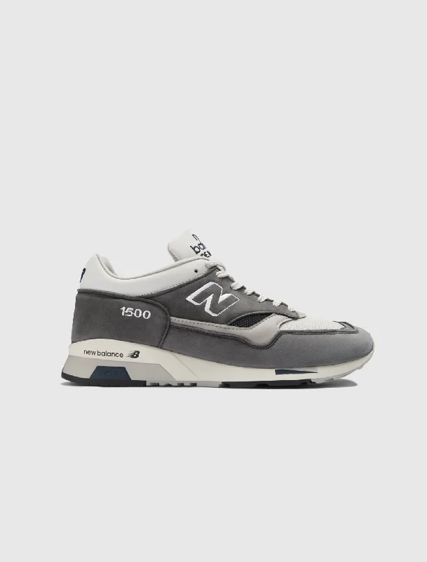 Foldable Women's Travel Sneakers for Compact Storage in LuggageMADE IN UK 1500 SERIES 35TH ANNIVERSARY "DARK GULL GREY" Foldable Women's Travel Sneakers for Compact Storage in LuggageMADE IN UK 1500 SERIES 35TH ANNIVERSARY "DARK GULL GREY"