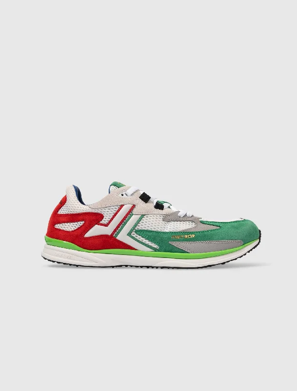 Vegan - Friendly Women's Sneakers Made from Recycled Materials for an Eco - Conscious ChoiceMETEOR RUNNER "WHITE/GREEN" Vegan - Friendly Women's Sneakers Made from Recycled Materials for an Eco - Conscious ChoiceMETEOR RUNNER "WHITE/GREEN"