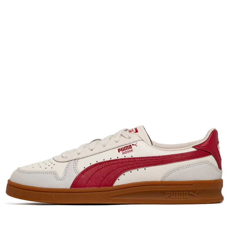 Women's Sneakers with Heel - Stabilizing Technology for Better Balance During RunningPuma Indoor OG - Frosted Ivory/Club Red Women's Sneakers with Heel - Stabilizing Technology for Better Balance During RunningPuma Indoor OG - Frosted Ivory/Club Red