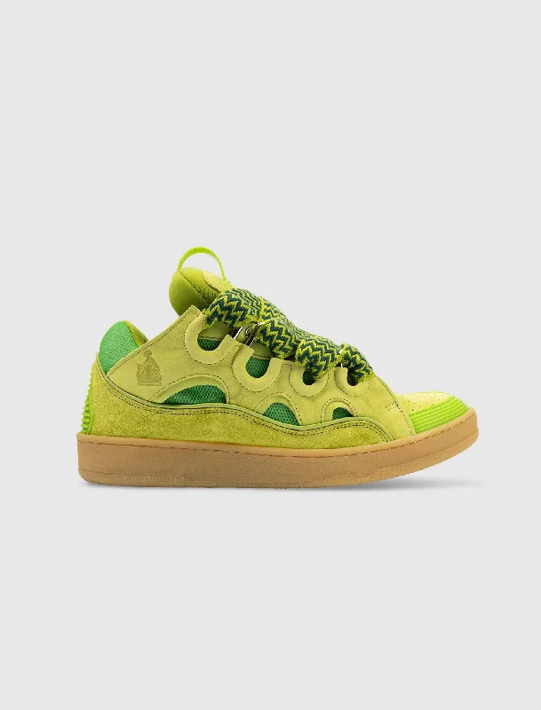 Wide - Width Women's Sneakers for Comfortable Fit for Those with Wider FeetCURB SNEAKERS "GREEN" Wide - Width Women's Sneakers for Comfortable Fit for Those with Wider FeetCURB SNEAKERS "GREEN"