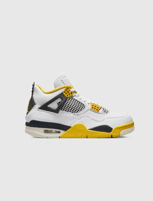 Patterned Print Women's Sneakers in Floral Designs for a Feminine and Fashion - Forward LookWOMEN'S AIR JORDAN 4 RETRO "VIVID SULFUR" Patterned Print Women's Sneakers in Floral Designs for a Feminine and Fashion - Forward LookWOMEN'S AIR JORDAN 4 RETRO "VIVID SULFUR"