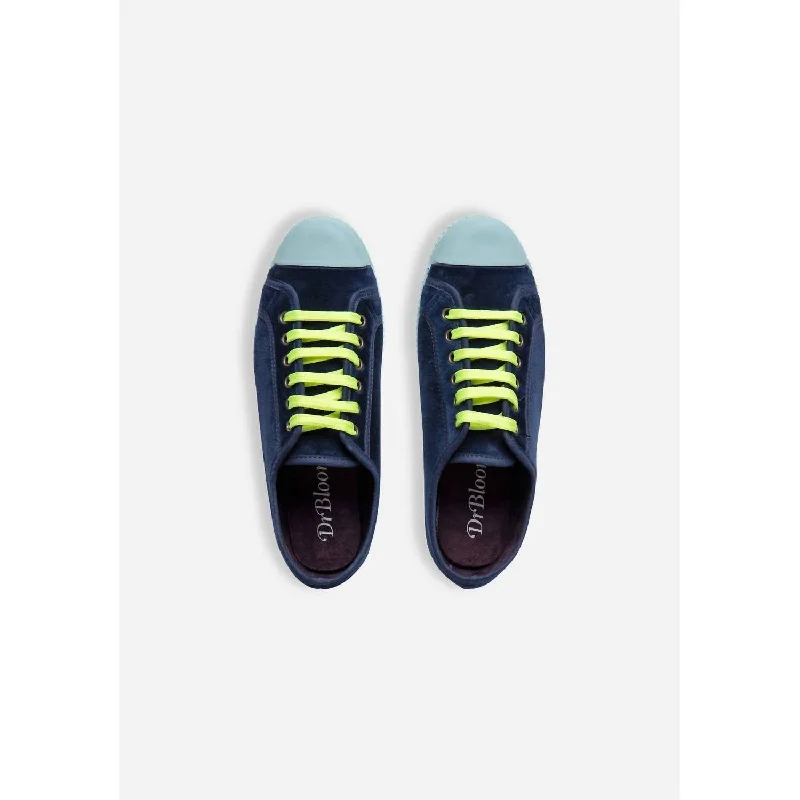 Sparkly Rhinestone - Embellished Women's Sneakers for a Glamorous and Eye - Catching LookWomen's La Bamba Sneakers In Blue Sparkly Rhinestone - Embellished Women's Sneakers for a Glamorous and Eye - Catching LookWomen's La Bamba Sneakers In Blue