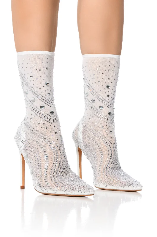 Women's Knee - High Lace - Up Boots in Brown with Buckle Accents for a Western VibeAZALEA WANG OPRY EMBELLISHED BOOTIE IN WHITE Women's Knee - High Lace - Up Boots in Brown with Buckle Accents for a Western VibeAZALEA WANG OPRY EMBELLISHED BOOTIE IN WHITE