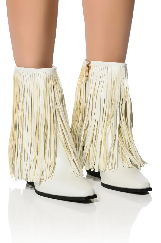 Plus Size Women's Snake Print Knee - High Boots in Brown for a Fashion - Forward StatementAZALEA WANG SCARLETT CHUNKY BOOTIE IN WHITE Plus Size Women's Snake Print Knee - High Boots in Brown for a Fashion - Forward StatementAZALEA WANG SCARLETT CHUNKY BOOTIE IN WHITE