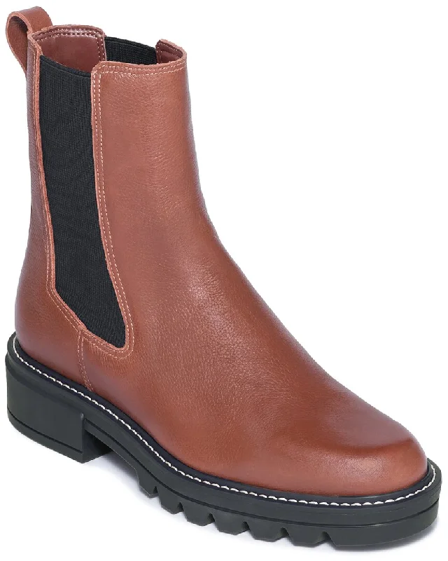 Women's Leather Motorcycle Boots in Dark Brown with Silver Hardware for a Cool Biker LookBernardo Dublin Leather Boot Women's Leather Motorcycle Boots in Dark Brown with Silver Hardware for a Cool Biker LookBernardo Dublin Leather Boot