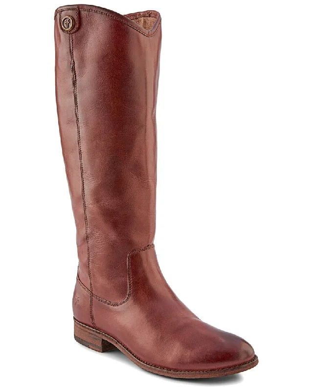 Women's Leather Motorcycle Boots in Dark Brown with Silver Hardware for a Cool Biker LookFrye Melissa Leather Boot Women's Leather Motorcycle Boots in Dark Brown with Silver Hardware for a Cool Biker LookFrye Melissa Leather Boot