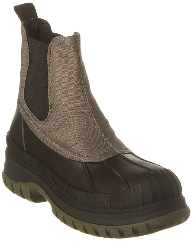 Women's Combat Boots with Studded Details in Olive Green for an Edgy Punk LookGANNI Outdoor Chelsea Boot Women's Combat Boots with Studded Details in Olive Green for an Edgy Punk LookGANNI Outdoor Chelsea Boot