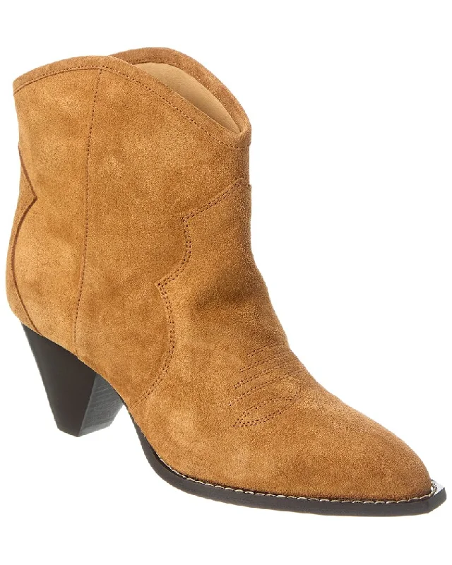 Women's Leather Motorcycle Boots in Dark Brown with Silver Hardware for a Cool Biker LookIsabel Marant Darizo Suede Bootie Women's Leather Motorcycle Boots in Dark Brown with Silver Hardware for a Cool Biker LookIsabel Marant Darizo Suede Bootie