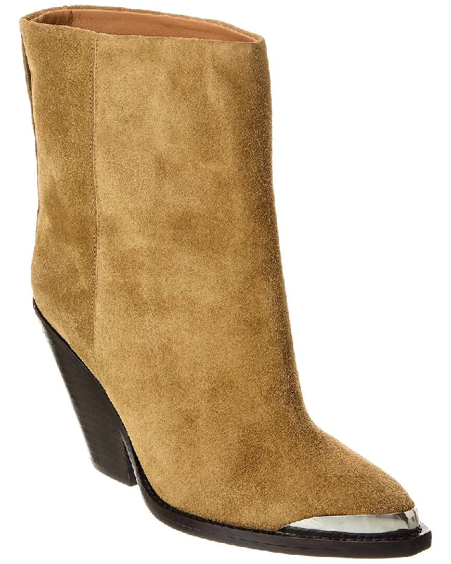 Women's Fur - Trimmed Snow Boots in White for a Stylish and Practical Winter ChoiceIsabel Marant Ladel Suede Bootie Women's Fur - Trimmed Snow Boots in White for a Stylish and Practical Winter ChoiceIsabel Marant Ladel Suede Bootie