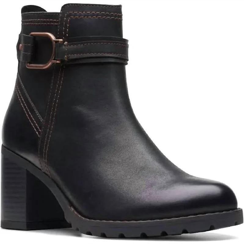 Plus Size Women's Embroidered Knee - High Boots in Burgundy for a Luxurious LookLeda Strap In Black Leather Plus Size Women's Embroidered Knee - High Boots in Burgundy for a Luxurious LookLeda Strap In Black Leather