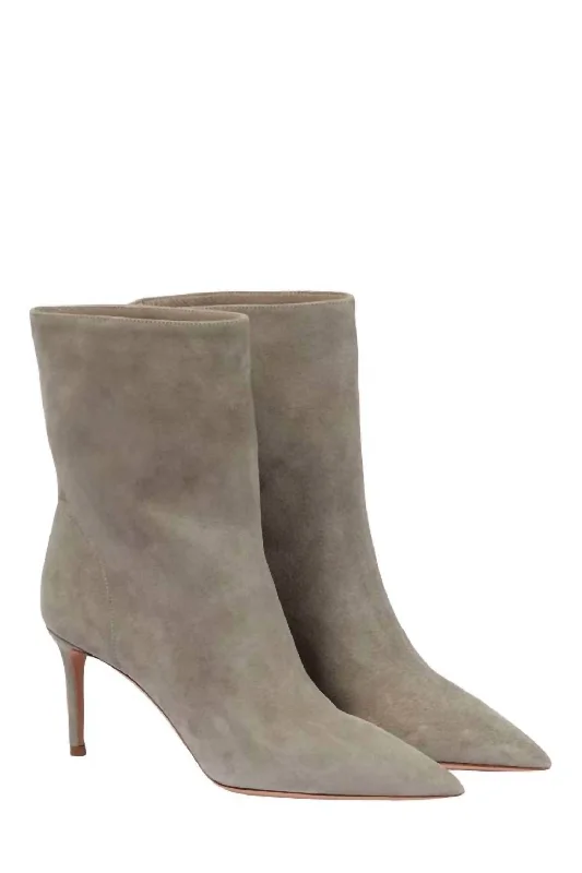 Women's Wedge - Heeled Ankle Boots in Navy Blue for a Comfortable and Trendy OptionMatignon 75 Ankle Boot In French Grey Women's Wedge - Heeled Ankle Boots in Navy Blue for a Comfortable and Trendy OptionMatignon 75 Ankle Boot In French Grey