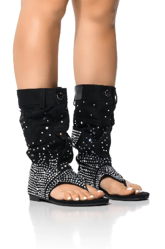 Plus Size Women's Block - Heeled Ankle Boots in Red for a Bold and Chic StatementPLEXI BLACK EMBELLISHED COVERED SANDAL Plus Size Women's Block - Heeled Ankle Boots in Red for a Bold and Chic StatementPLEXI BLACK EMBELLISHED COVERED SANDAL