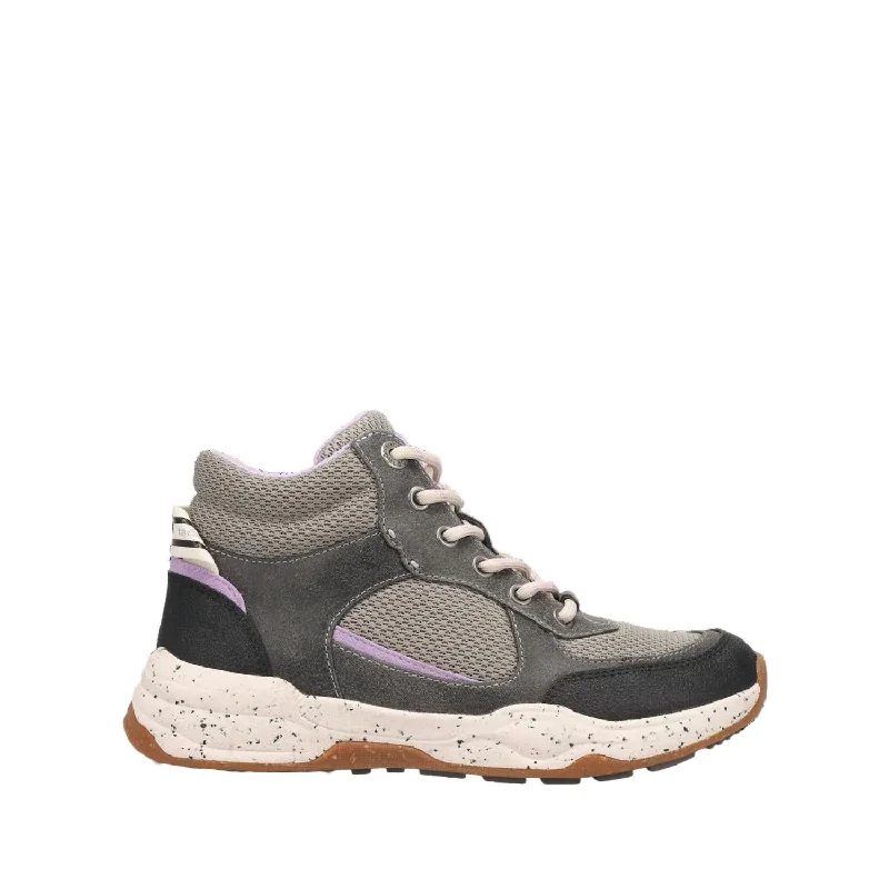 Women's Knee - High Leather Riding Boots in Black for a Classic Equestrian LookWomen's Advance Mid Hiker Boot In Graphite/ Lavender Multi Women's Knee - High Leather Riding Boots in Black for a Classic Equestrian LookWomen's Advance Mid Hiker Boot In Graphite/ Lavender Multi