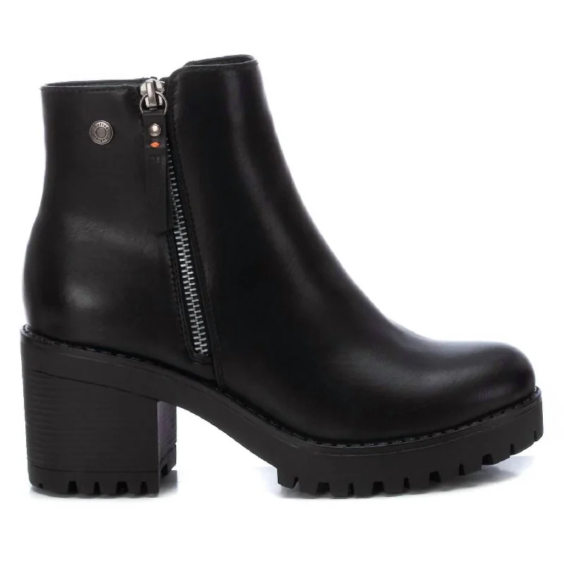 Women's Ankle Booties with Faux Leather and Furry Cuffs in Tan for a Cute and Warm StyleWomen's Ankle Booties In Black Women's Ankle Booties with Faux Leather and Furry Cuffs in Tan for a Cute and Warm StyleWomen's Ankle Booties In Black