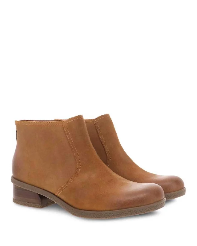 Plus Size Women's Faux Fur - Lined Ankle Boots in Chestnut for Cozy Winter WearWomen's Becki Ankle Boot In Tan Plus Size Women's Faux Fur - Lined Ankle Boots in Chestnut for Cozy Winter WearWomen's Becki Ankle Boot In Tan