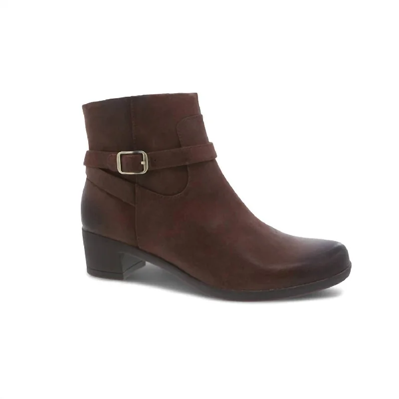 Plus Size Women's Block - Heeled Ankle Boots in Red for a Bold and Chic StatementWomen's Cagney Ankle Boot In Brown Plus Size Women's Block - Heeled Ankle Boots in Red for a Bold and Chic StatementWomen's Cagney Ankle Boot In Brown