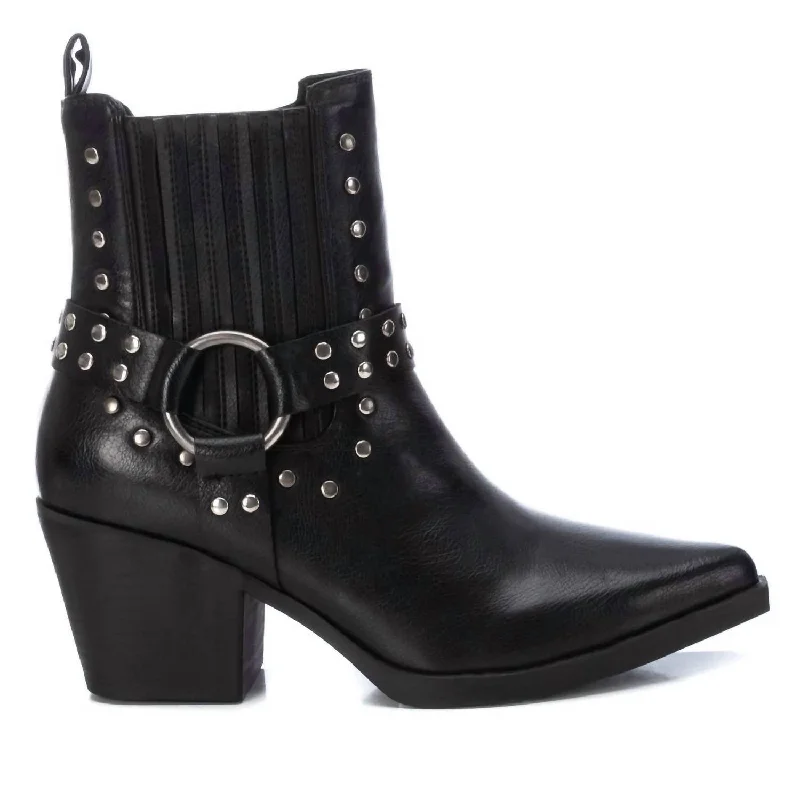 Women's Glitter - Embellished Ankle Boots in Gold for a Sparkly Party LookWomen's Cowboy Booties In Black Women's Glitter - Embellished Ankle Boots in Gold for a Sparkly Party LookWomen's Cowboy Booties In Black