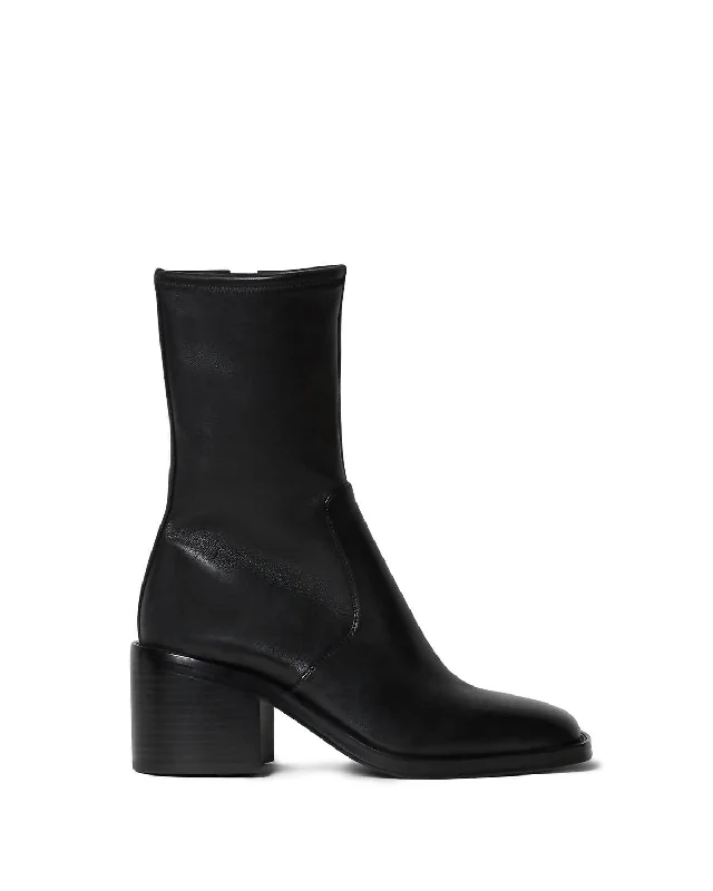 Women's Platform Chelsea Boots in Black for a Modern and Fashion - Forward AppearanceWomen's Nolan Stretch Ankle Bootie With Block Heel In Black Women's Platform Chelsea Boots in Black for a Modern and Fashion - Forward AppearanceWomen's Nolan Stretch Ankle Bootie With Block Heel In Black