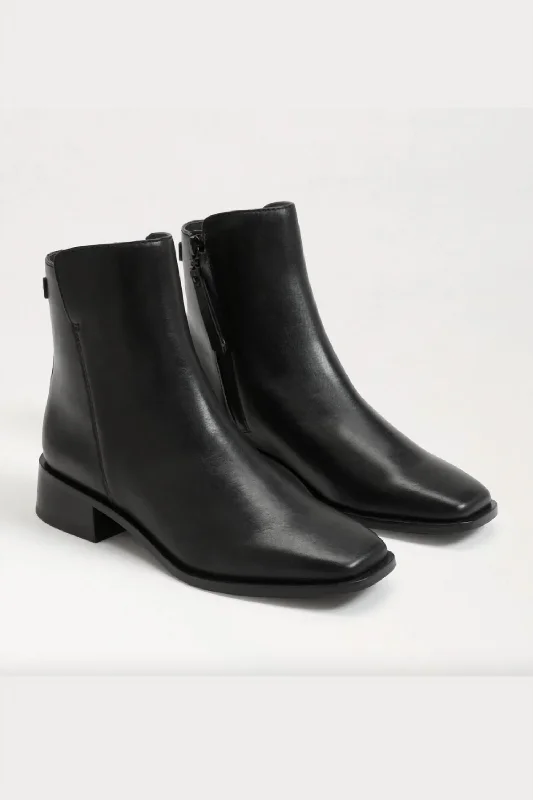 Plus Size Women's Block - Heeled Ankle Boots in Red for a Bold and Chic StatementWomen's Thatcher Ankle Bootie In Black Plus Size Women's Block - Heeled Ankle Boots in Red for a Bold and Chic StatementWomen's Thatcher Ankle Bootie In Black