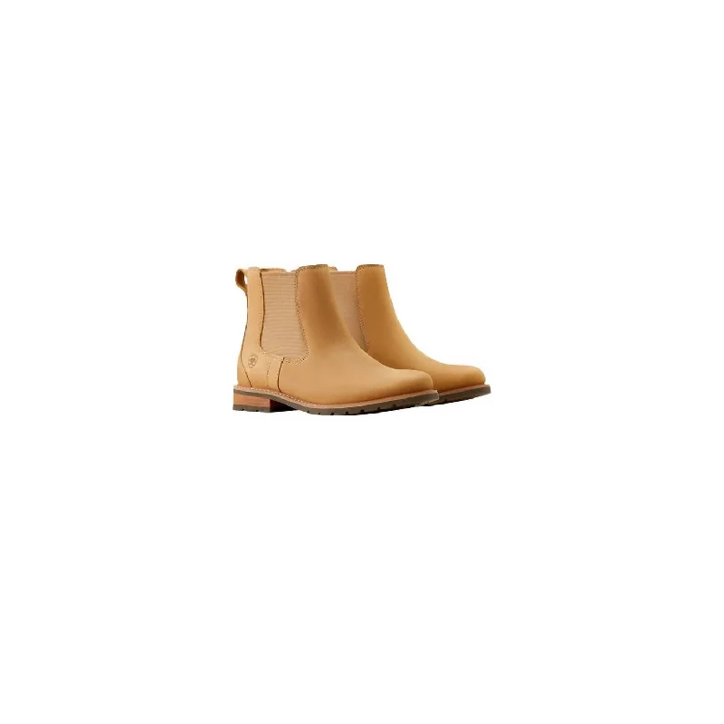 Women's Wedge - Heeled Ankle Boots in Navy Blue for a Comfortable and Trendy OptionWomen's Wexford Boots In Natural Tan Women's Wedge - Heeled Ankle Boots in Navy Blue for a Comfortable and Trendy OptionWomen's Wexford Boots In Natural Tan