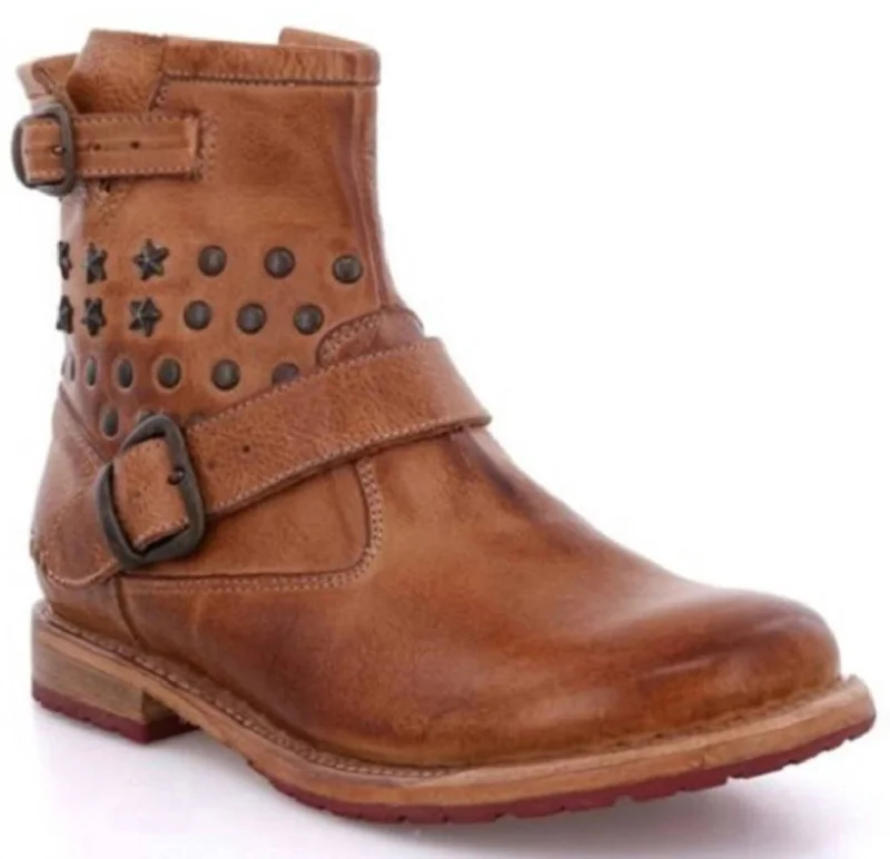 Women's Knee - High Leather Riding Boots in Black for a Classic Equestrian LookWomen's Whacky Ii Booties In Tan Dip Dye Women's Knee - High Leather Riding Boots in Black for a Classic Equestrian LookWomen's Whacky Ii Booties In Tan Dip Dye